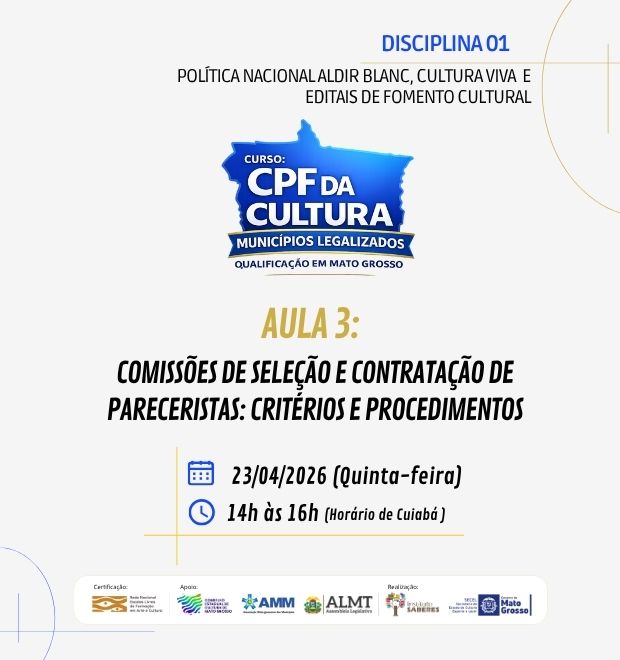05.AULA 3 (23/04/2026) – COMISSÕES DE SELEÇÃO E CONTRATAÇÃO DE PARECERISTAS: CRITÉRIOS E PROCEDIMENTOS